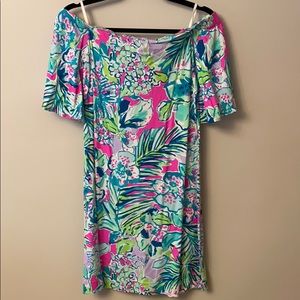 Lilly Pulitzer off the shoulder dress